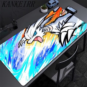 Anime Poke-mon teclado grande Mousesdesk Pad antideslizante goma Gaming Mousepad Laptop Mouse alfombra juego Mesa Mat Anime derivados - Product Image 1