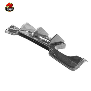 Diffusore Posteriore in Fibra di Carbonio Nero Liscio Stile RZ per BMW <span class=keywords><strong>Serie</strong></span> <span class=keywords><strong>1</strong></span> E82 Coupé 2010-2013, Spoiler per Paraurti - Product Image 2