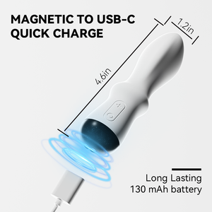 Mini Vibratore a Proiettile <span class=keywords><strong>per</strong></span> Donne, Vibratore Clitorideo Compatto <span class=keywords><strong>per</strong></span> <span class=keywords><strong>Principianti</strong></span> IPX7 Ricaricabile USB in Silicone, Produttore OEM ODM - Product Image 5