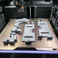 Imprimante 3D FDM industrielle à grande vitesse, à double buse, multicolores, de grande taille, 330*320*325 mm, à noyau fermé, Core-XY, originale H2C AMS Combo
