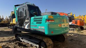 Excavadora Kobelco 140 de segunda mano de 14 toneladas fabricada en Japón precio bajo SK 140 usada con rendimiento perfecto - Product Image 2