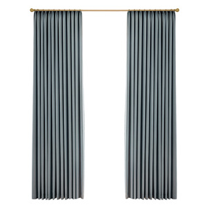 Tissus pour rideaux jacquard en lin et polyester double face à ombrage élevé personnalisés Rideaux occultants modernes à isolation <span class=keywords><strong>thermique</strong></span> - Product Image 5