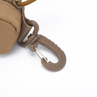 Étui de transport Oxford durable, léger et portable avec fermeture éclair et crochet pour couteau pliant d'extérieur et équipement de camping