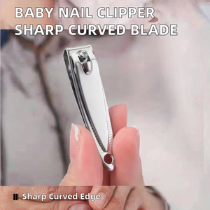 ที่ตัดเล็บเด็กแบบพกพา ราคาโรงงาน ผลิตจากสแตนเลสและเหล็กกล้าคาร์บอน สีเงิน ขนาดเล็ก ปากกว้าง ใบมีดโค้ง จำหน่ายจำนวนมาก - Product Image 2