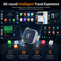 Dongle Inalámbrico para Android Auto y Carplay, Caja Multimedia Inteligente Portátil de Doble Sistema, Conexión Rápida y Estable, Módulo de Actualización