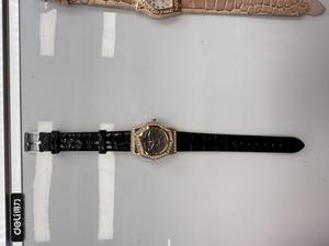 Reloj Citizen octogonal de cuarzo de 30 mm con bisel de diamantes y correa de cuero, reloj analógico elegante y lujoso para mujer - Product Image 3