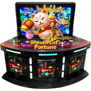 2024 Hot Sale 3 Players Multi Fish Skill Games Table Machine Wonder Cat's Fortune
