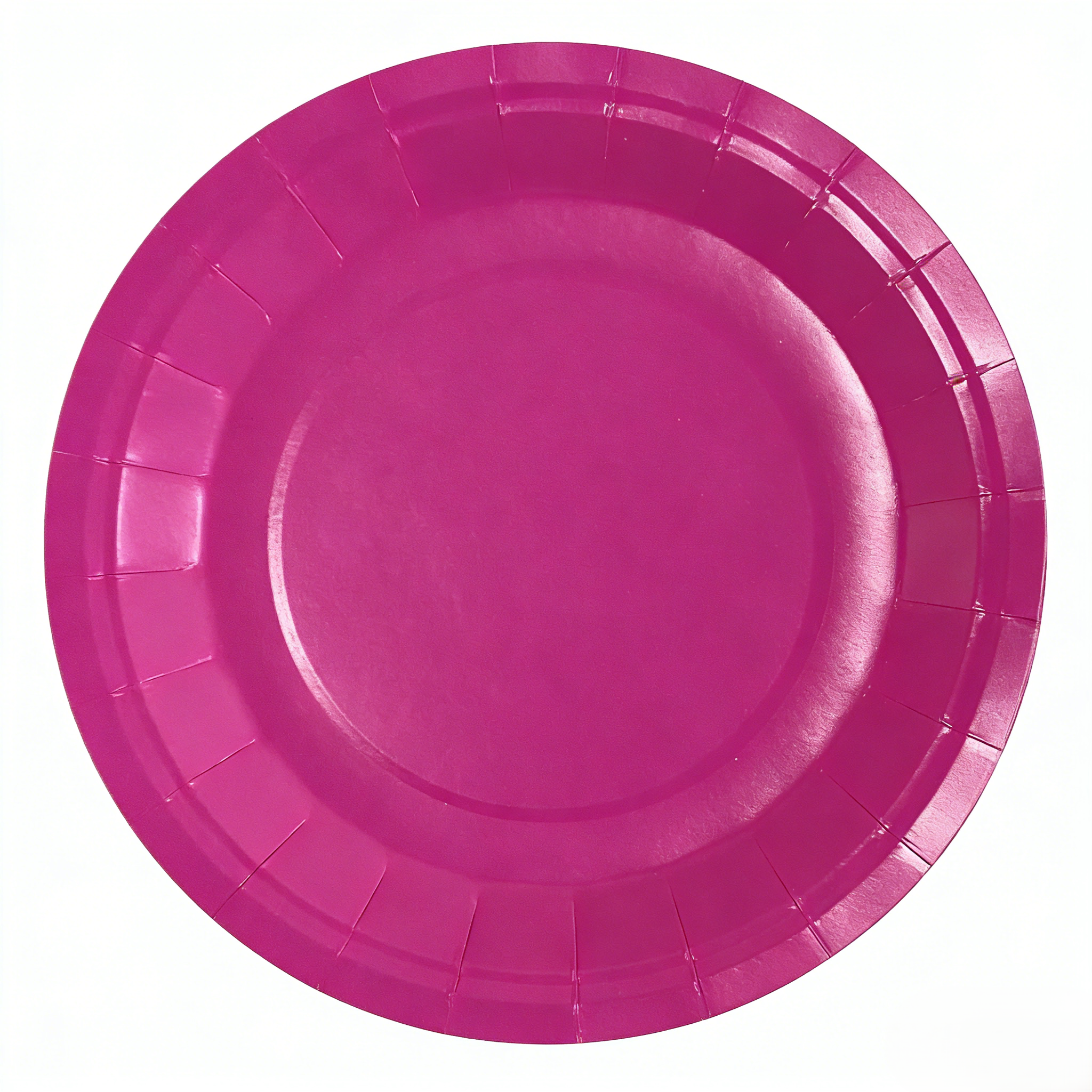 จานกระดาษ 9 นิ้ว*10 ชิ้น*Rose Red