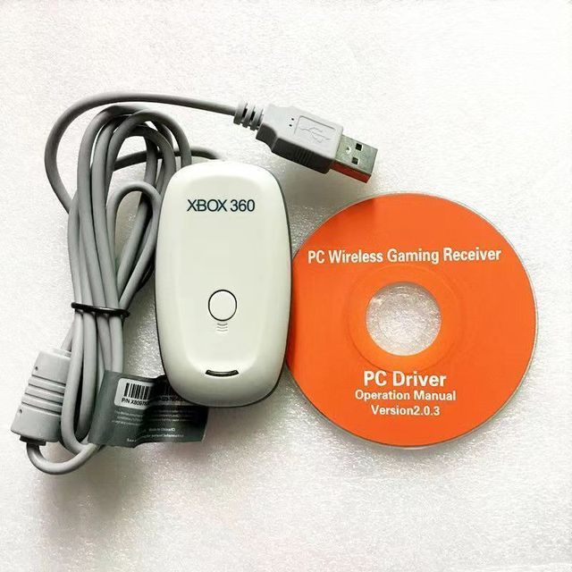 Original Xbox360 Adapter for Wireless Gamepad Receiver with Original Chip ABS Material 12-Month Warranty