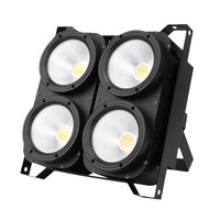 4x100W LED Cob Blinders 2in1 Contour Spotlight Cob Par Stage Light Warm/Cool White Stage 4 Eyes Audience Light pour DJ Party Show