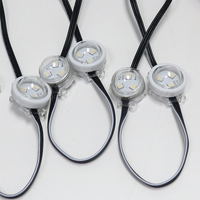Éclairage extérieur permanent CE FCC RoHS 30mm RGBW LED Pixel Puck Light UCS2904 pour Noël, les fêtes, les maisons, les avant-toits et les corniches