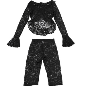 Nuovi arrivi moda popolare <span class=keywords><strong>abbigliamento</strong></span> donna 2025 due pezzi Sexy pizzo Midi Set pantaloni - Product Image 5