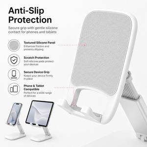 Supporto per Telefono Pieghevole in ABS con Base Antiscivolo, Design Pastello Cartoon, per Camere da Ragazza, Compatibile con Telefoni, Standard di Sicurezza - Product Image 6