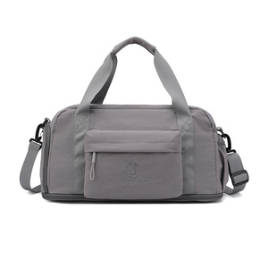 Custom Logo Simple Sporty Duffel Bag Lightweight Single-shoulder Bag Hand-carry Short-distance for Travel - Product Image 3