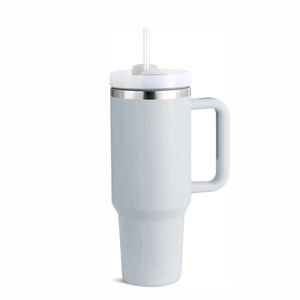 40oz a prueba de fugas listo para enviar Amz Venta caliente vasos aislados al vacío de acero inoxidable con pajita y mango - Product Image 1