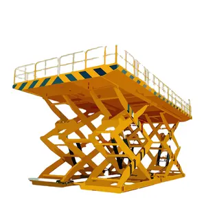 High Quality Hydraulic Fixed Scissor Cargo Lift rotating Platform in floor 1000kg vertical electric scissor platform lift table