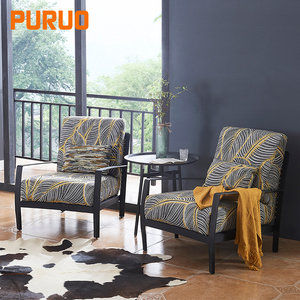 <span class=keywords><strong>Poltrona</strong></span> Relax PURUO per Soggiorno, Gambe in Legno Nero, Rivestimento in Pelle Grigia, Sedia Reclinabile per Hotel - Product Image 2