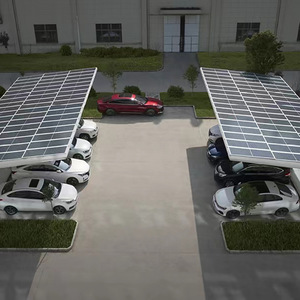Vente chaude Étanche <span class=keywords><strong>Panneau</strong></span> Photovoltaïque en acier Solaire Système De Montage De Voiture <span class=keywords><strong>Parking</strong></span> Abri Solaire Carport - Product Image 3