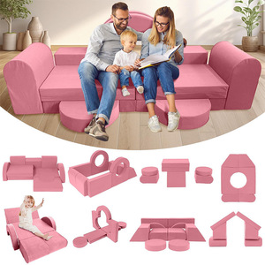 Équipement de jeu sensoriel pour enfants avec mousse haute élasticité et revêtement en tissu pour les centres d'éducation précoce - Product Image 4