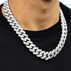 <strong>Custom</strong> Cuban Link <strong>Chain</strong> 925 Sterling Silver Jewellery Fine Jewelry Necklace Hip Hop Miami Cuban Link <strong>Chain</strong> for <strong>Men</strong> - Product Image 5