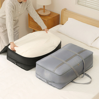 Sac de compression pour doudoune, organisateur de couette pour la maison, sac de rangement pour couette de grande capacité, sac d'emballage pour déménagement