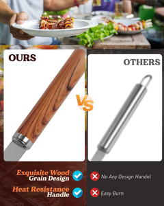Vente flash : Ensemble de 7 ustensiles de <span class=keywords><strong>barbecue</strong></span> en acier inoxydable avec sac de rangement - Product Image 4