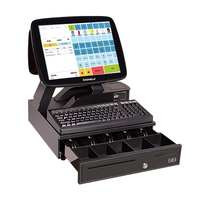 POS-система ZHONGJI A700 с 15-дюймовым сенсорным экраном, процессором Intel Quad-Core, ОС Windows, гарантией 2 года, 500 ГБ памяти, 16 ГБ оперативной памяти DDR4, многофункциональная