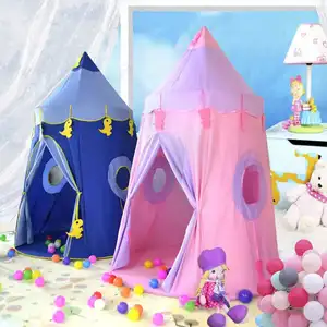 Boys and girls foldable toy tents children's playroom Castle indoor outdoor children play