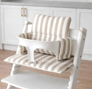 Custom Extra Padded Woven Cotton Dining <strong>Chair</strong> Seat Cushion Waterproof Wipe Clean Cushion Pad Compatible <strong>Stokke</strong> for High - Product Image 2