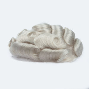 Prothèse capillaire durable en cheveux humains bruts indiens, plusieurs tailles, économique, pour hommes, avec base en peau fine, systèmes capillaires pour hommes, clips de fixation, fournisseur de premier plan - Product Image 6