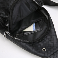 Nouveau sac de poitrine unisexe en PU souple, décontracté, polyvalent, bandoulière, sac à dos de travail tendance, petit format, imperméable