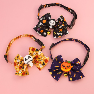 <span class=keywords><strong>Collar</strong></span> de gato con pajarita para Halloween, <span class=keywords><strong>collar</strong></span> con hebilla de seguridad para perros y gatos pequeños, <span class=keywords><strong>collar</strong></span> ajustable decorativo, estilo calabaza, <span class=keywords><strong>Collar</strong></span> de Mascota de dibujos animados - Product Image 3