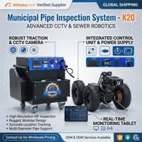 Robot de Inspección de Tuberías con Control Remoto para Diversas Tuberías, Robot Subacuático para Tuberías, Robot de Detección de Tuberías Municipales