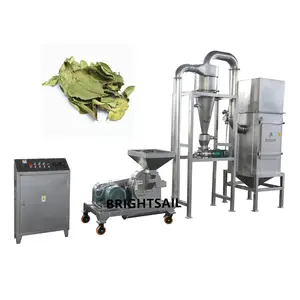 Automatic cassava leaves powder grinding milling machine auto dry lemongrass grinder mill price for sale Brightsail