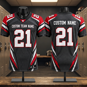 Proveedor de Camisetas de Fútbol Americano de Marca Privada para Etiquetas de Ropa Deportiva, Etiquetas Personalizadas, Identidad de Equipo, Pedidos al por Mayor, 100% Poliéster Sublimado - Product Image 2