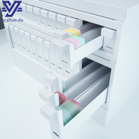 Armoire de rangement combinée pour diapositives et blocs de paraffine de qualité archivistique, 14 tiroirs, pour laboratoire d'histologie et de pathologie