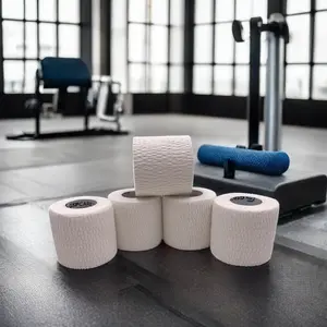 Hot Sale Custom Cotton Elastic Eab Tape Skin-friendly Breathable Light Stretch Adhesive Bandage Athletic Tape