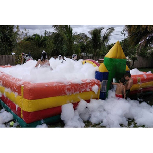 Nouveau et très demandé : Fosse à balles gonflable commerciale en mousse pour enfants, <span class=keywords><strong>piscine</strong></span> à savon et à eau gonflable en PVC pour extérieur, avec double couture, jouet pour fêtes et locations - Product Image 1