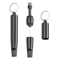Nouvel outil porte-clés multifonction 2026 à double tête : éjecteur de carte SIM + ouvre-emballage + brosse de nettoyage, en alliage d'aluminium portable