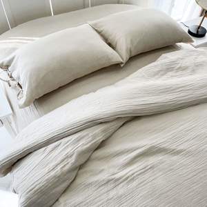 Housse <span class=keywords><strong>de</strong></span> <span class=keywords><strong>couette</strong></span> 140x200 1 personne <span class=keywords><strong>lit</strong></span> <span class=keywords><strong>couette</strong></span> Twin <span class=keywords><strong>taille</strong></span> unique pur coton mousseline pré lavé très chaud hiver épais housses <span class=keywords><strong>de</strong></span> <span class=keywords><strong>couette</strong></span> - Product Image 1