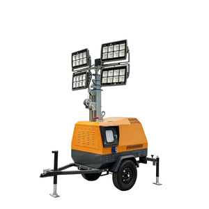 Remorque d'éclairage mobile Super Factory 380V 50/60Hz pour mines, champs pétrolifères, aéroports et secours d'urgence - Product Image 5