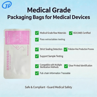 Pochette d'emballage stérile thermoscellable pour usage médical, étanche à l'humidité, produite en salle blanche Classe 10000, sac à sutures mini-implantables à ouverture facile