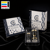 Ensemble de boîtes d'emballage personnalisées blanches et bleues en 2 parties pour flacons de peptidés (3ml+10ml) |   Conception Gratuite |   Échantillon rapide