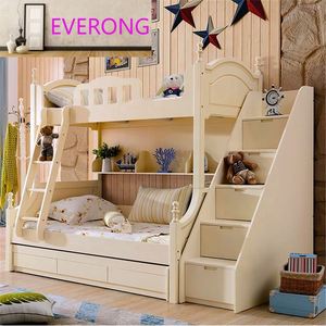 ชุดเฟอร์นิเจอร์ห้องนอนไม้และแผ่นเอวี1เอ็มดีเอฟสำหรับเด็ก ผลิตจากไม้เนื้อแข็งคุณภาพสูง ปี 2019 ให้ความสะดวกสบายสำหรับเด็ก - Product Image 4