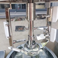 Émulsifiant sous vide en acier inoxydable de 50 litres, mélangeur cosmétique homogène, émulsification efficace, fonctionnement facile, nettoyage facile
