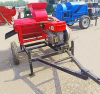 Machine à égrener le maïs à moteur diesel à haute productivité, petite machine à égrener domestique 12HP à 3 axes