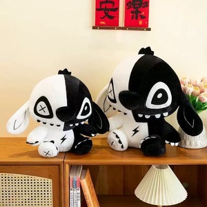 35cm-75cm poupée <span class=keywords><strong>elfe</strong></span> noir et blanc nouveau dessin animé poupée créative fantôme sombre point peluche jouet - Product Image 4