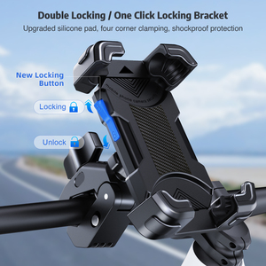 Support de téléphone universel rotatif à 360 degrés pour vélo, moto, vélo électrique, support de fixation pour navigation - Product Image 4
