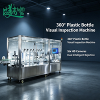 Équipement d'inspection automatisée de bouteilles en plastique à grande vitesse, six caméras industrielles, balayage à 360°, dispositif de tri multi-étapes double
