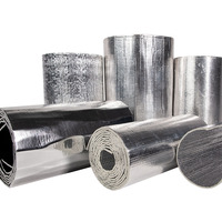 Matériaux isolés par mousse XPE imperméable à l'eau d'épaisseur personnalisée Feuilles et rouleaux d'isolation thermo-réfléchissants flexibles
